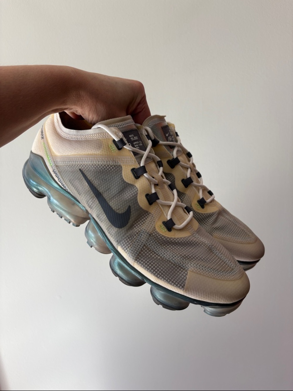 Nike Air Vapormax 2019 Lime Blast AT6810-100 Size 14